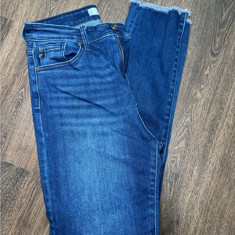 KanCan Dark Blue Ankle Jeans